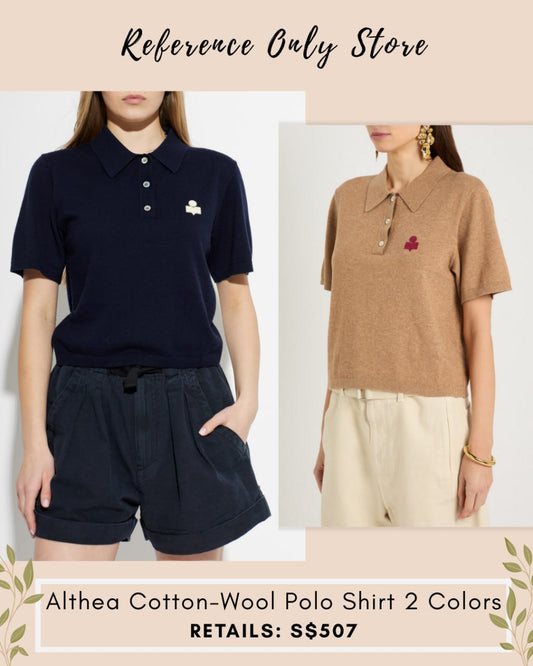 MR Althea Cotton Wool Polo Shirt 2 colors
