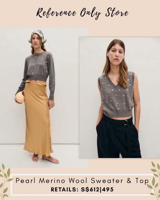 SL Pearl Merino Wool Sweater & top