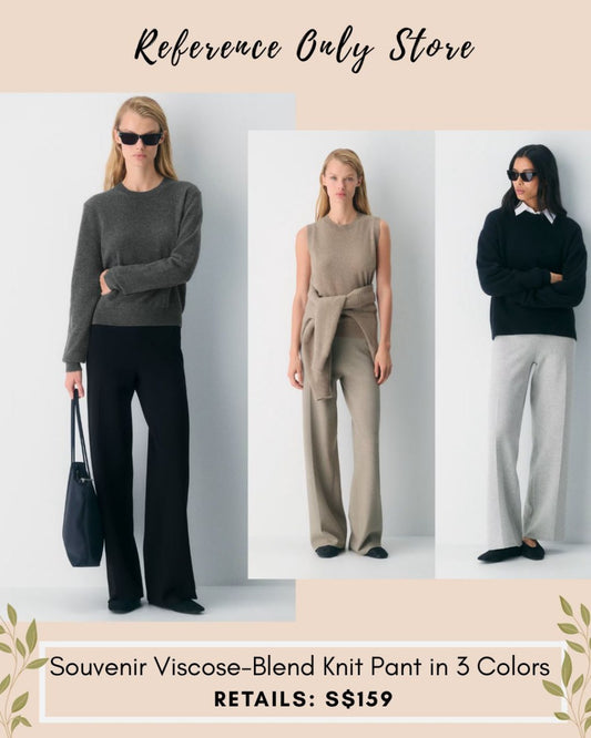 ARZ Souvenir Viscose blend knit pant in 3 colors