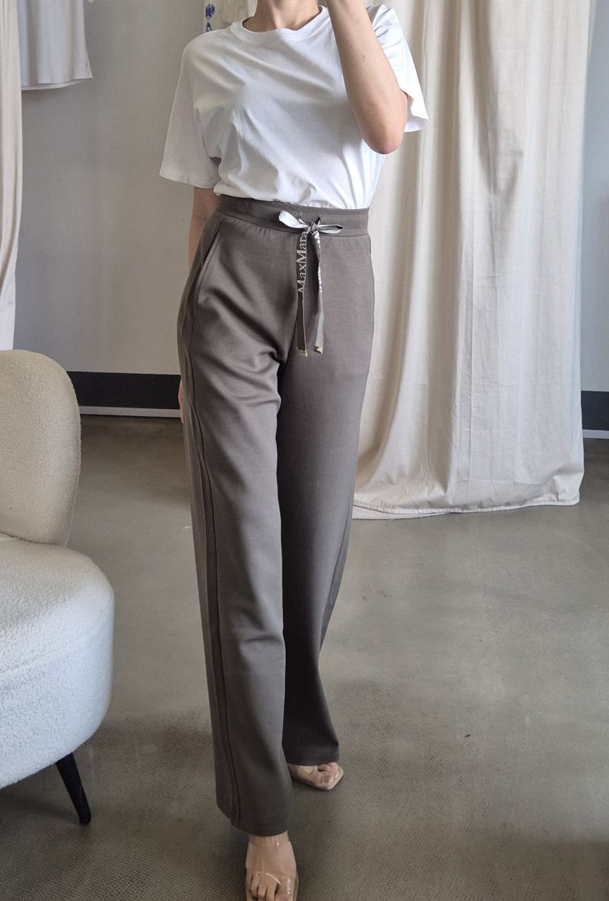 MM wide fit cotton blend jersey trousers pants