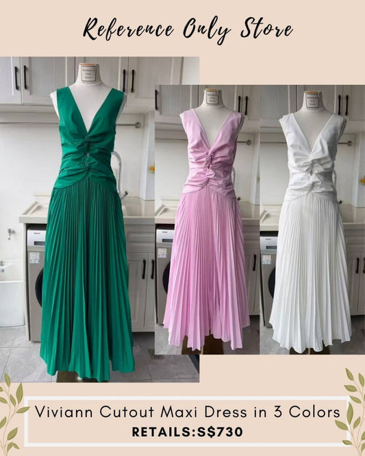 SK Viviann cutout maxi dress in 3 colors