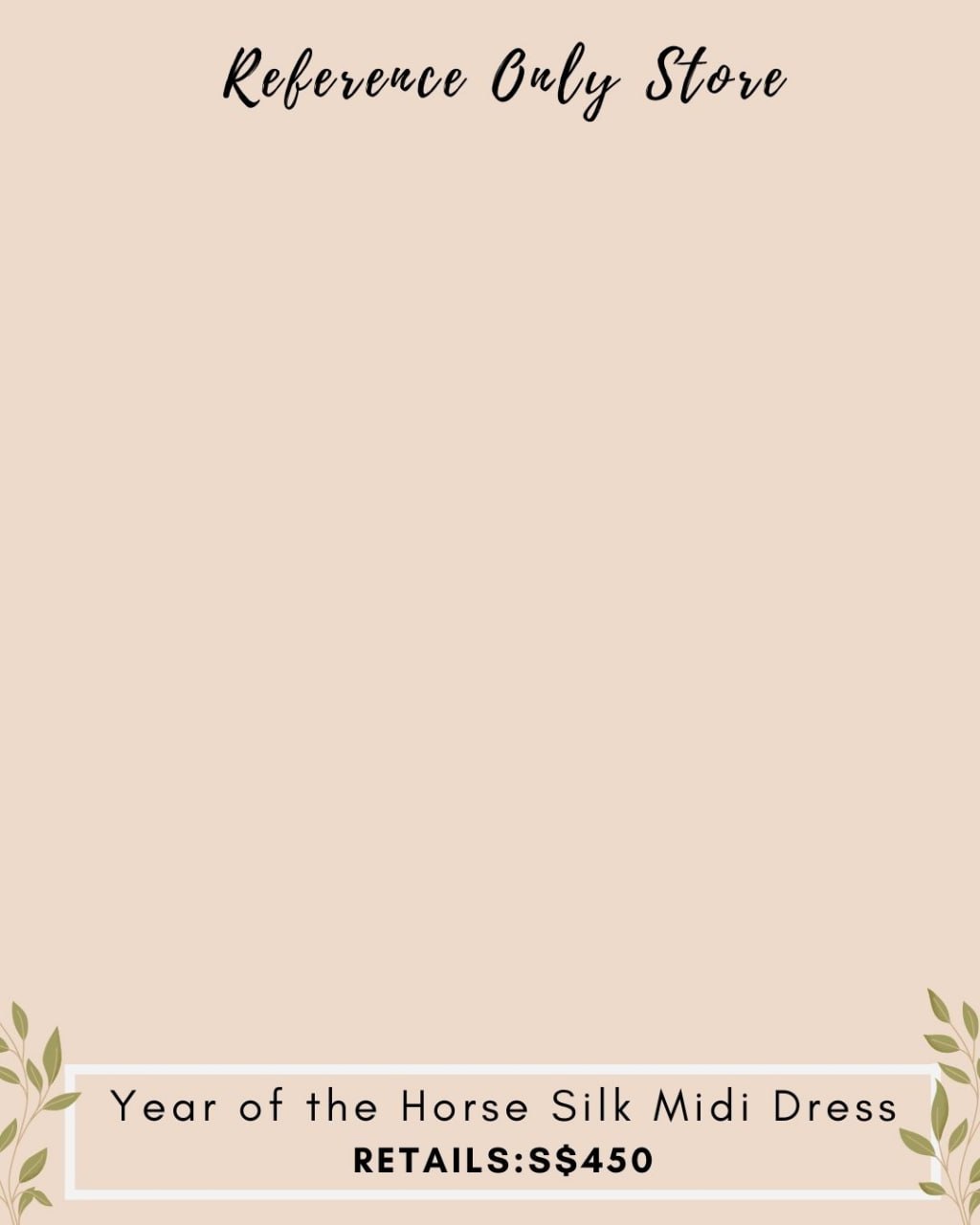 SL Year of the Horse silk midi dress