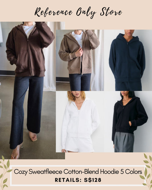 ARZ Cozy Sweatfleece cotton blend hoodie in 5 colors