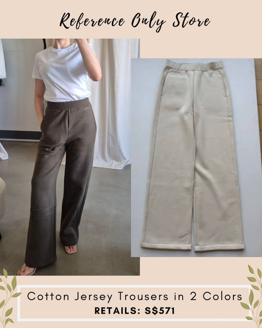 MM Cotton Jersey Trousers in 2 colors