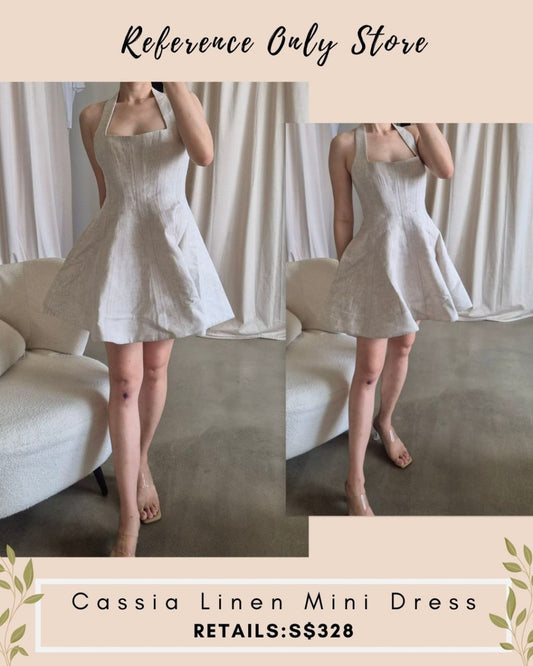 CC Cassia linen mini dress