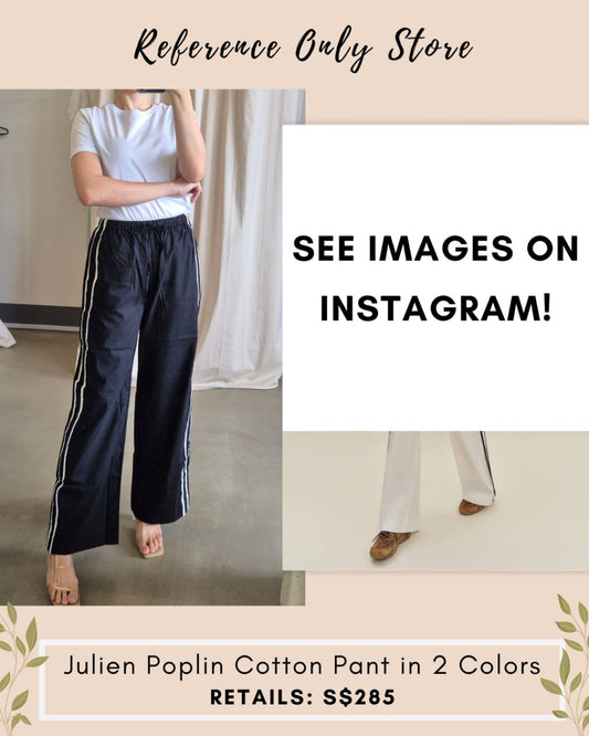 Ref Julien Poplin cotton pant in 2 colors