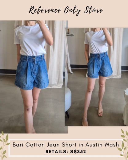 AA Short bari cotton denim jean shorts