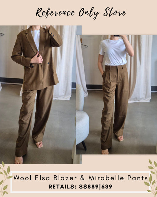 AA Elsa wool blend Blazer | Mirabelle Pants