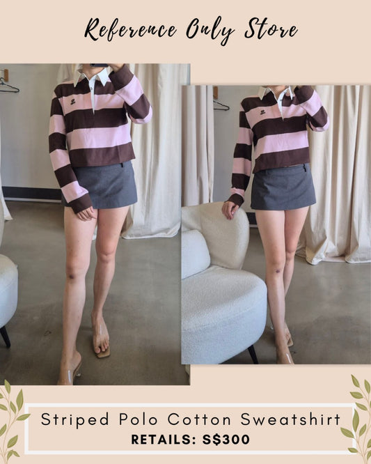 MJ Striped Polo cotton sweatshirt