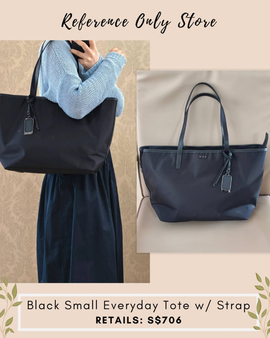 TM Black small everyday tote