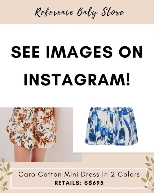 CC Caro cotton mini dress in 2 colors