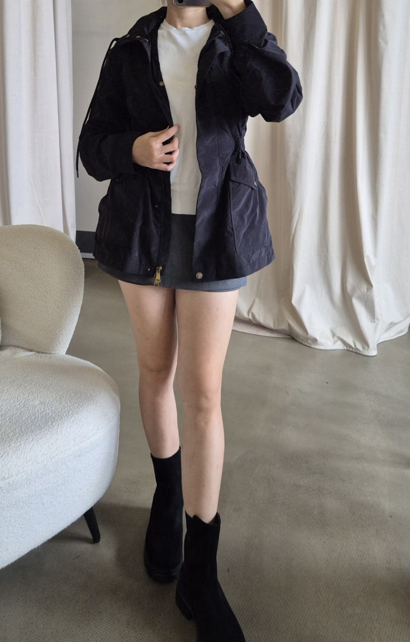 MC Nades short parka jacket in 2 colors