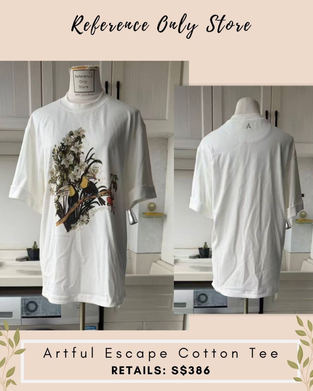 AM Artful short sleeve tee shirt