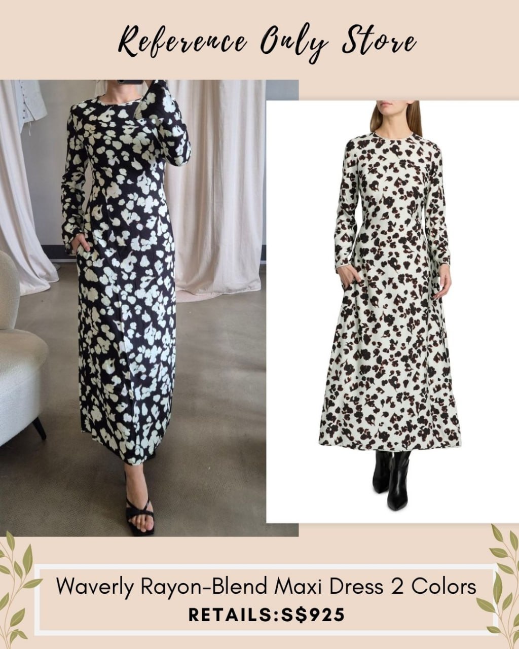 PS Waverly rayon blend maxi dress