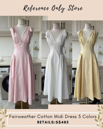 HS Fairweather cotton midi dress