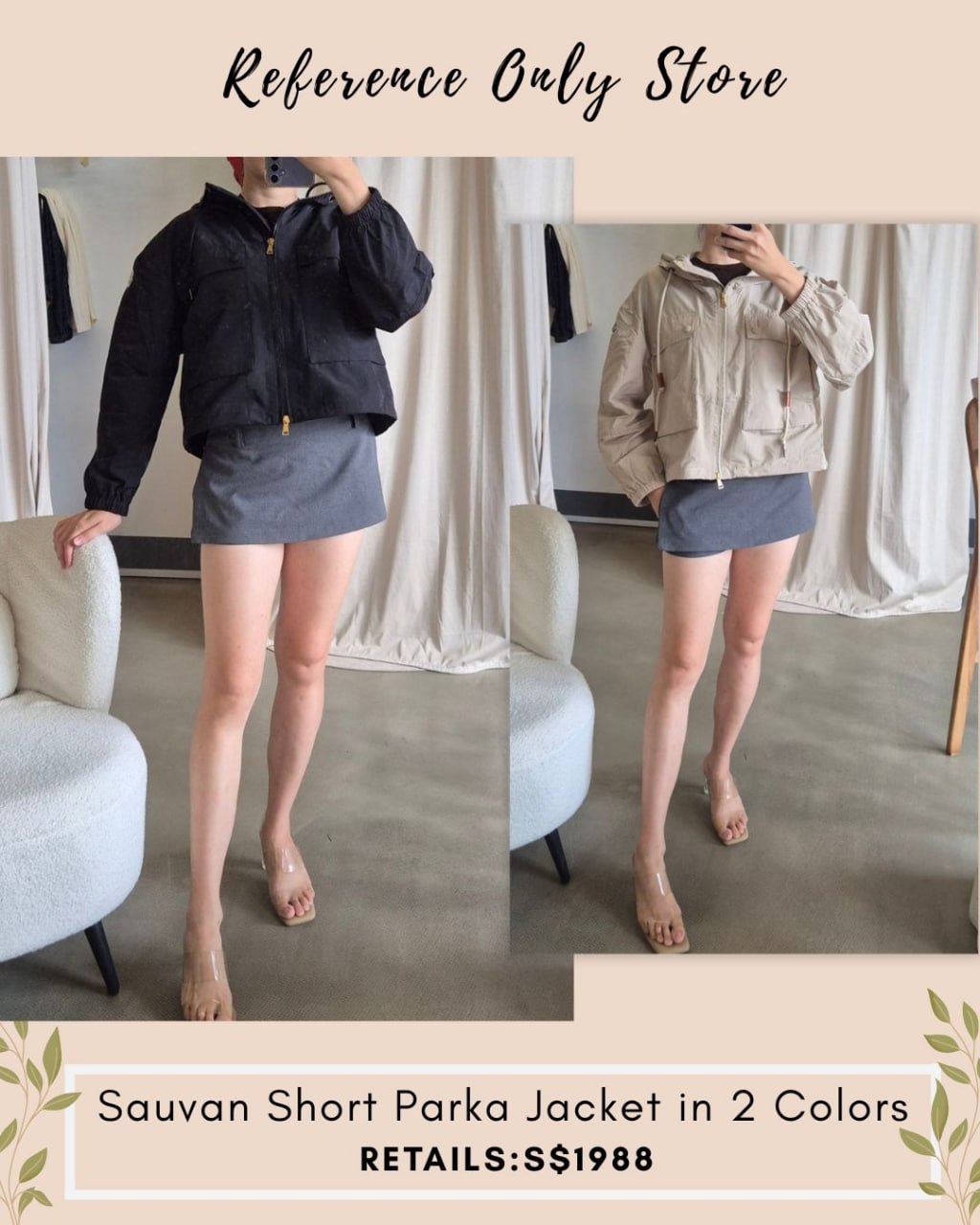 MC Sauvan Parka jacket in 2 colors