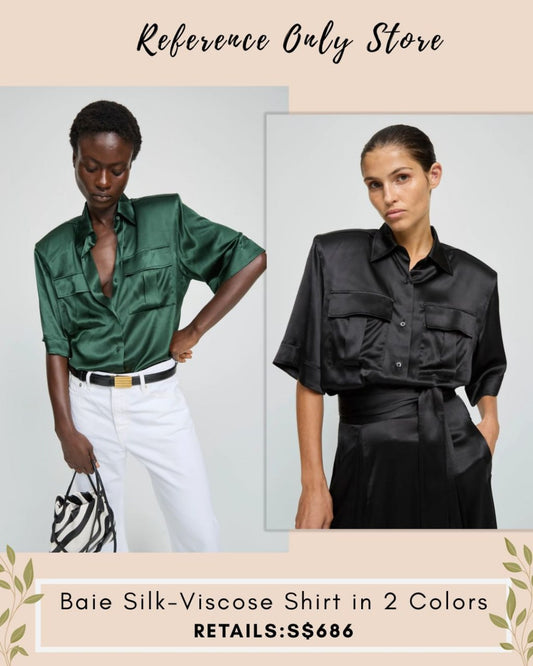 LB Baie silk viscose shirt in 2 colors