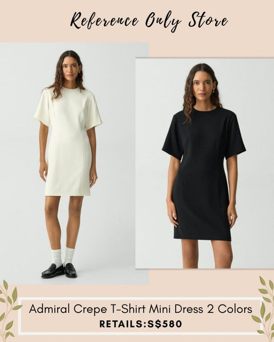 TH Admiral crepe t shirt mini dress