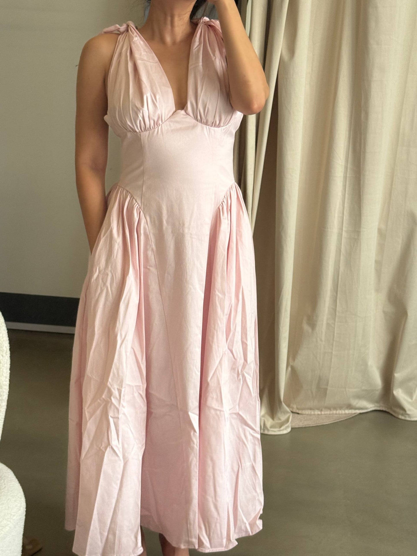 HS Fairweather cotton midi dress