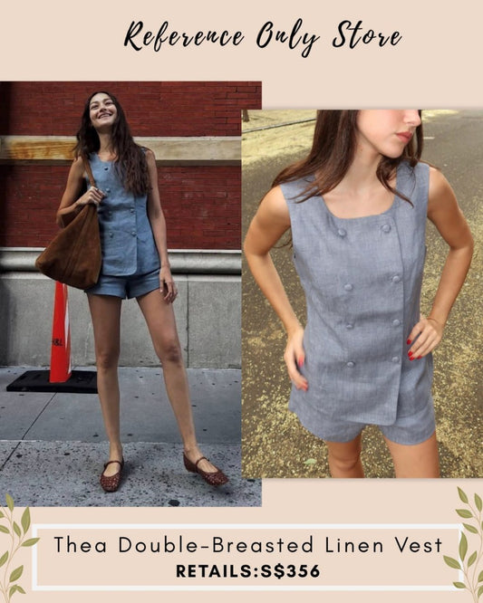 PSS Thea Double breasted linen vest