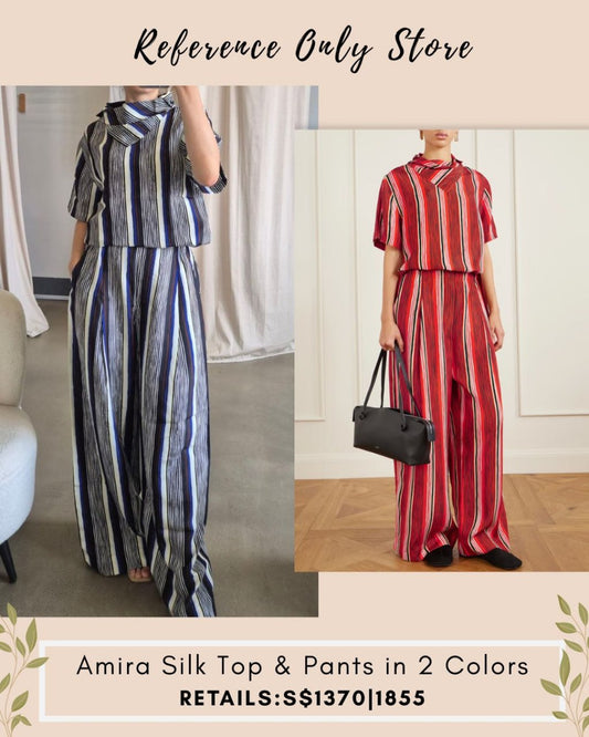 PS Amira silk top and pants in 2 colors