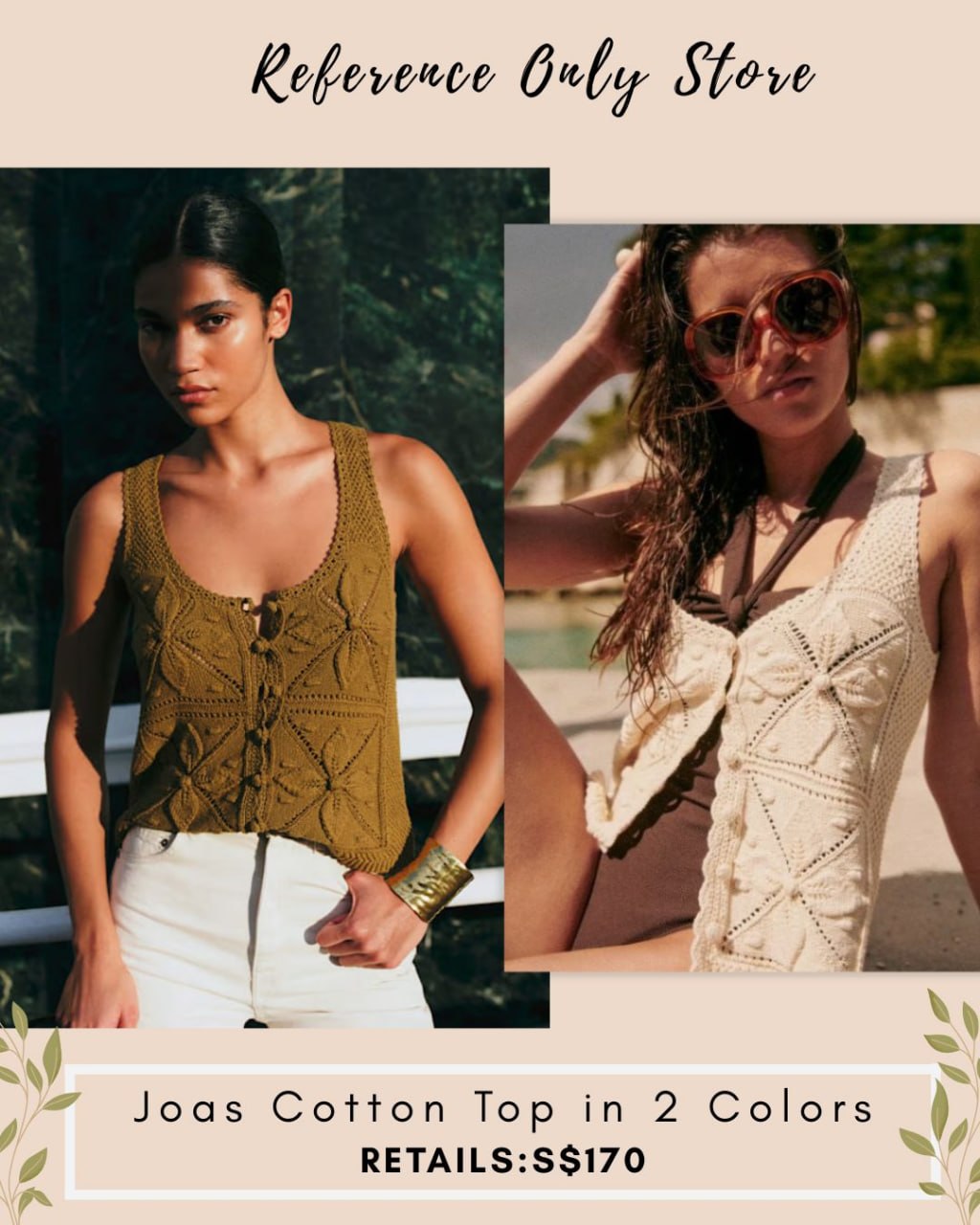 SZ Joos cotton top in 2 colors