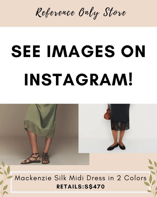 Ref Mackenzie silk midi dress in 2 colors
