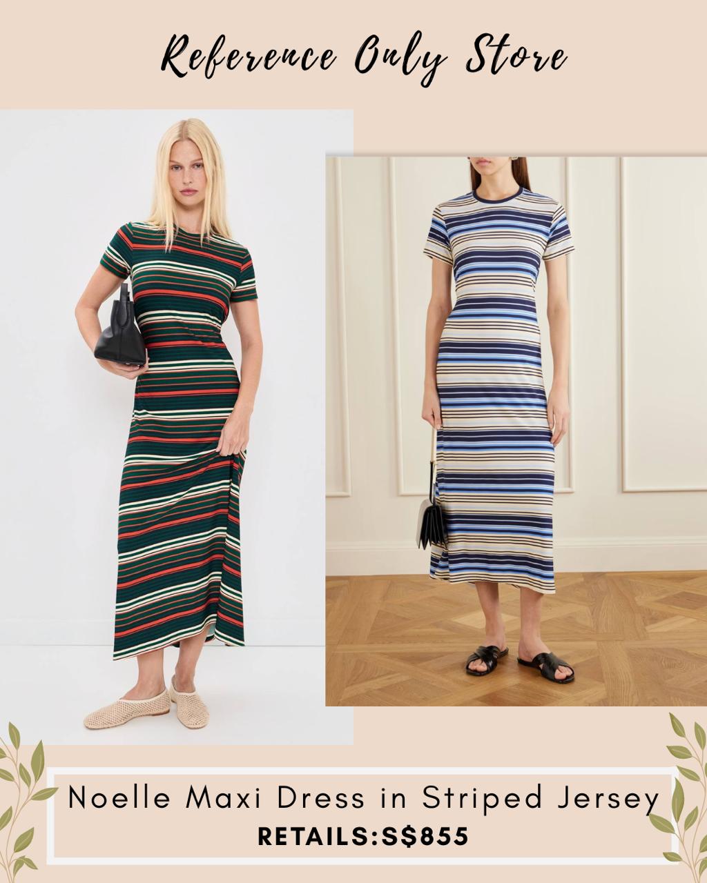PS Noelle maxi dress in striped jersey