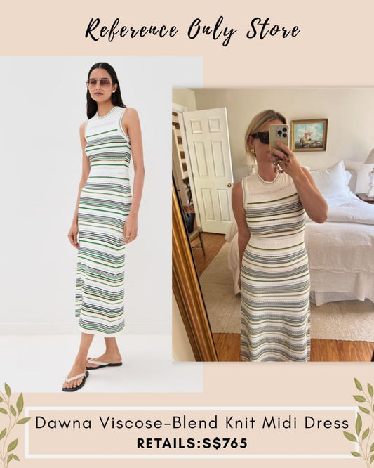 VB Dawna viscose blend knit midi dress