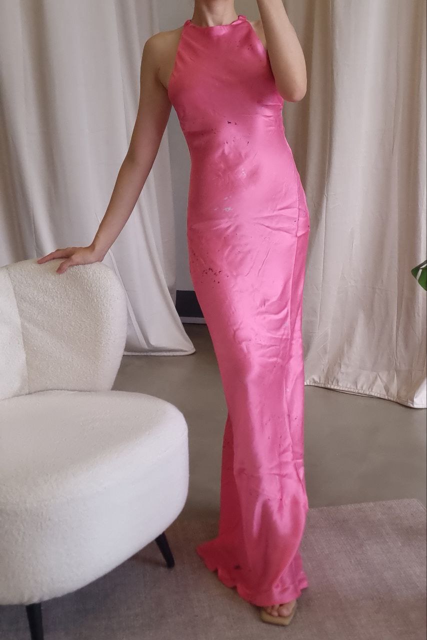 Sl High low silk dress