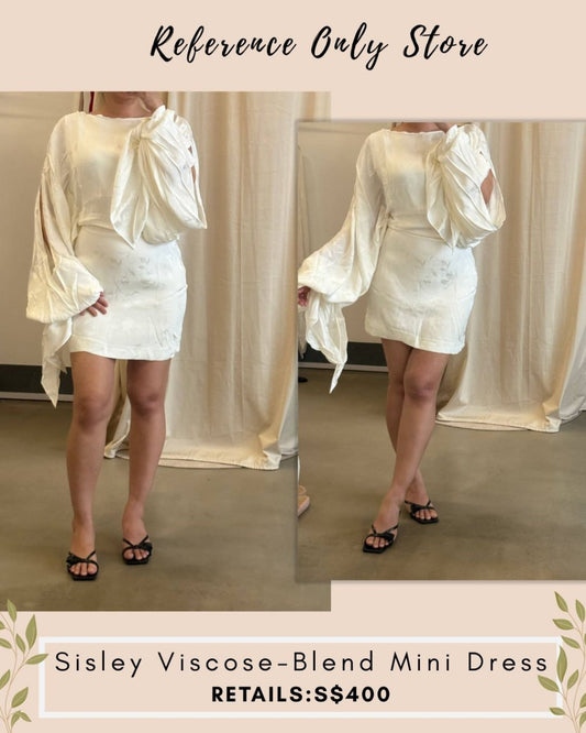 Readystock! RB Sisley viscose blend mini dress