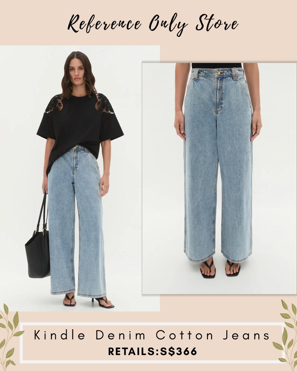 AJ Kindle denim cotton jeans