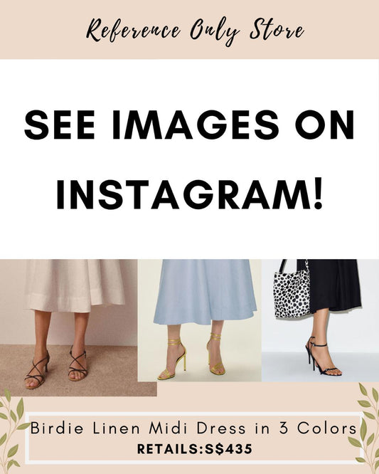 Ref birdie Linen Midi Dress