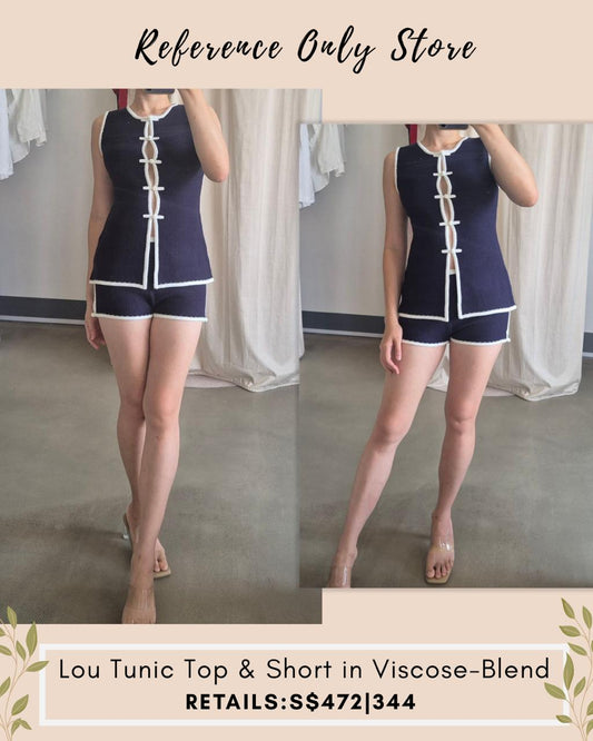 PSS Lou tunic top & short in  viscose blend