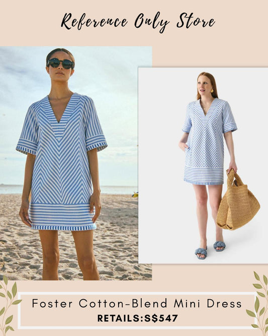 HB Foster cotton blend mini dress