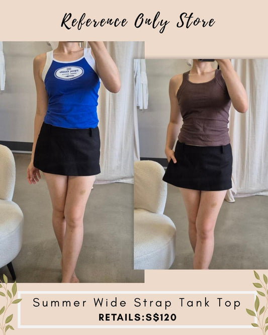VR Summer wide strap tank top