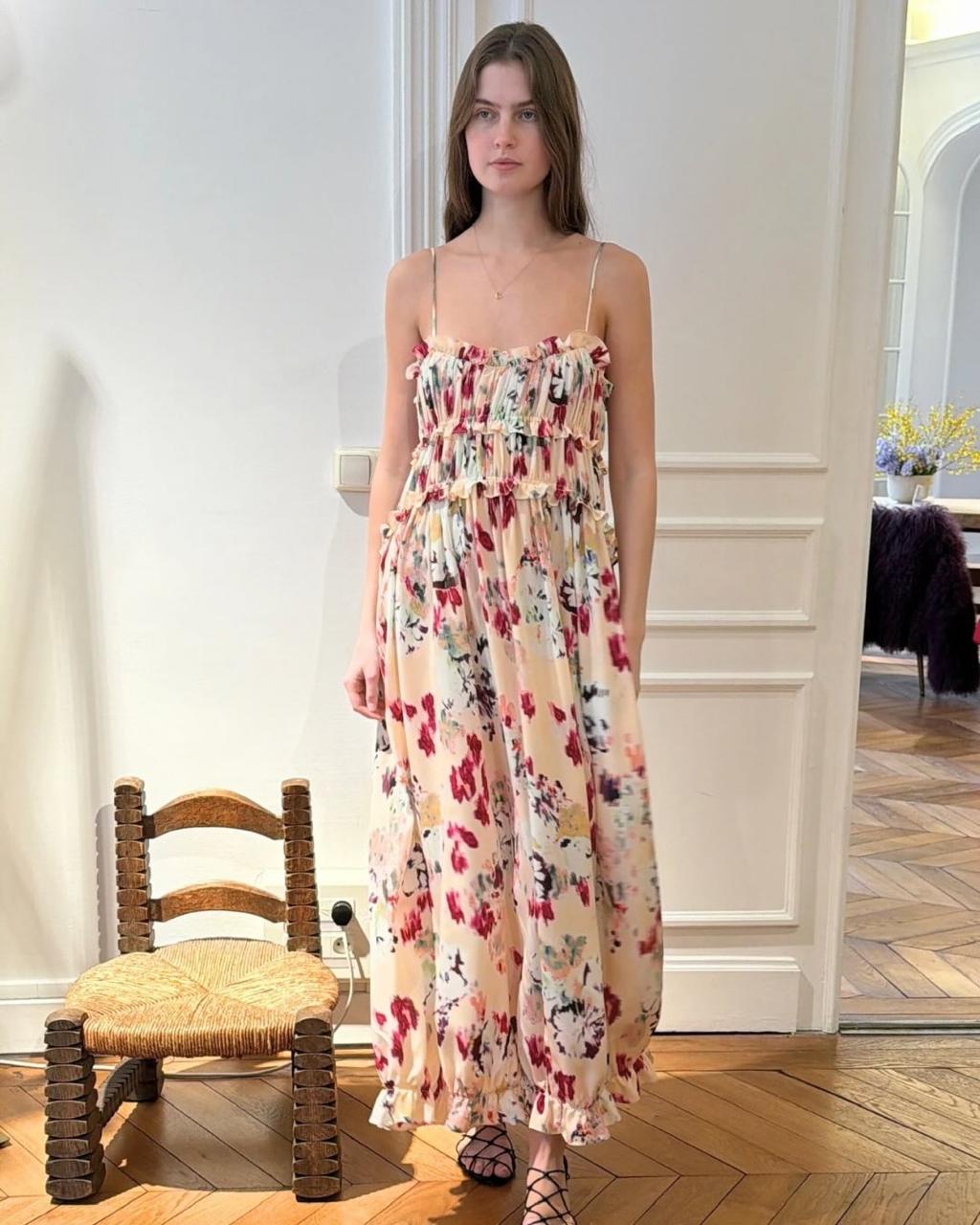 UJ Clove Cami silk pink dress