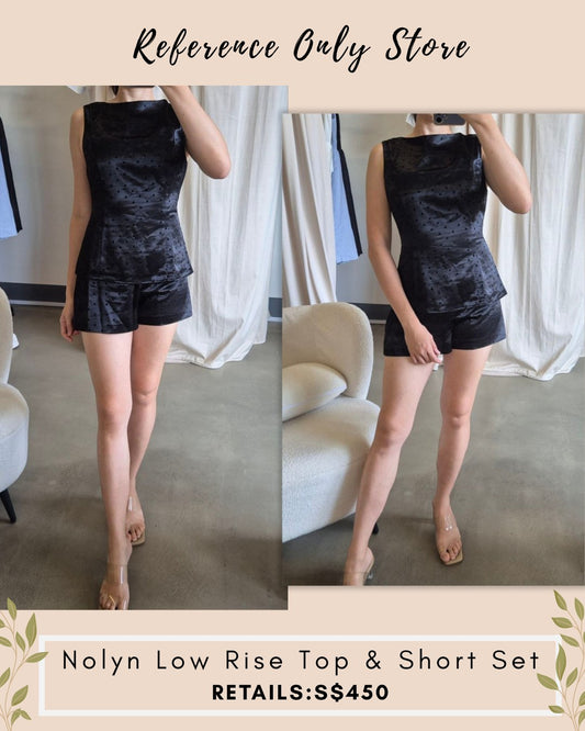 Ref Nolynn Low rise top & short set
