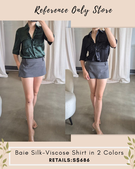 LB Baie silk viscose shirt in 2 colors