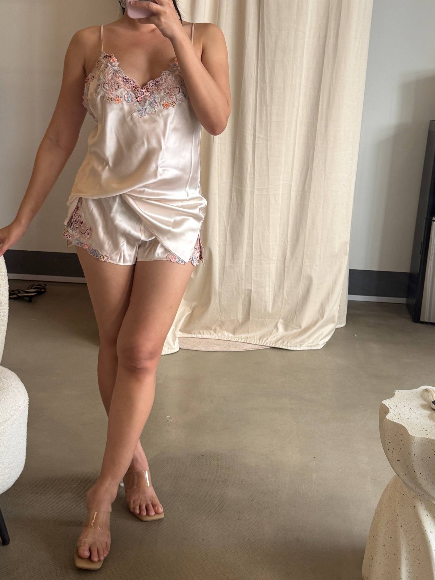 LP Silk Set pajama with lace details
