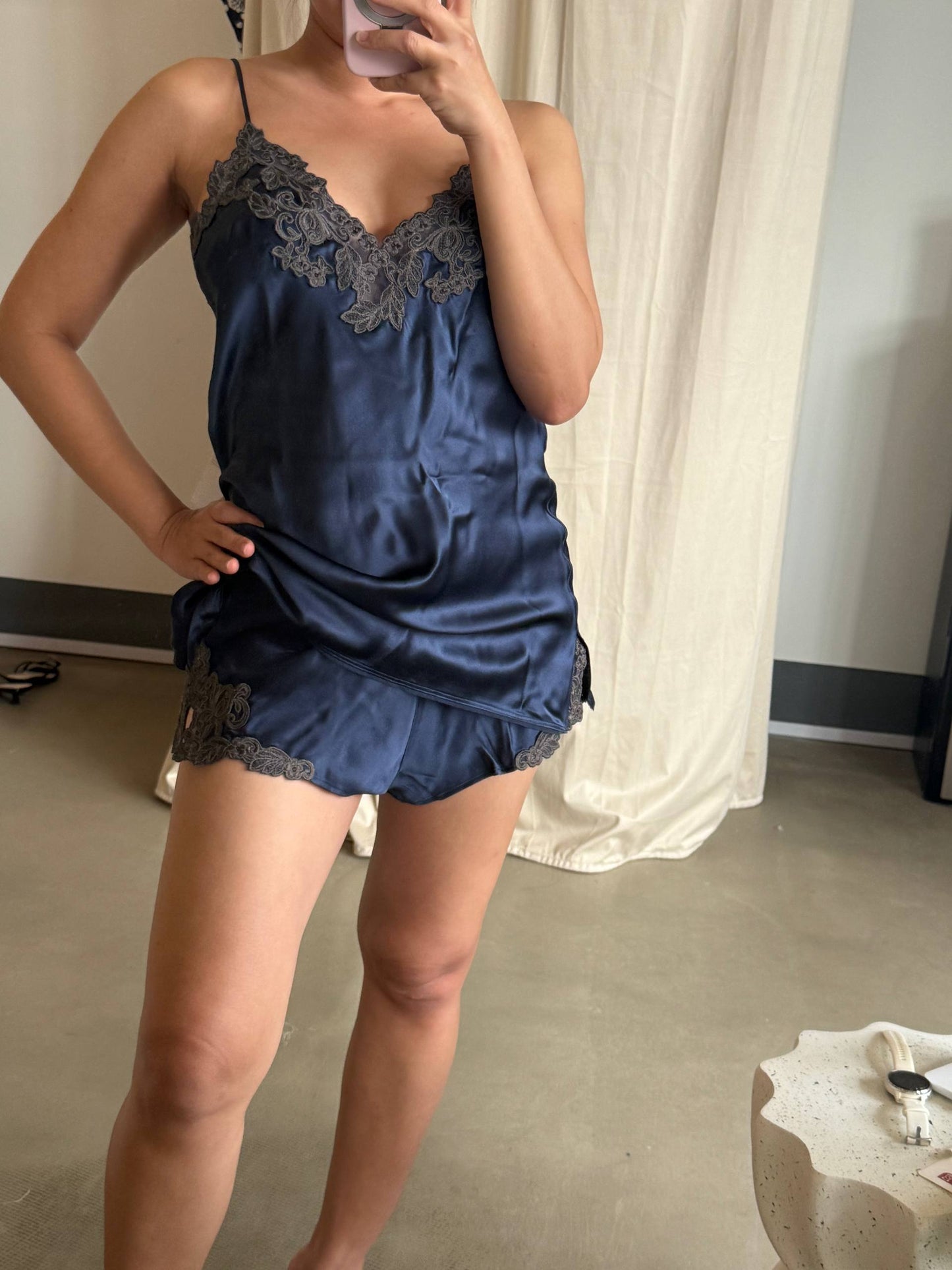 LP Silk Set pajama with lace details