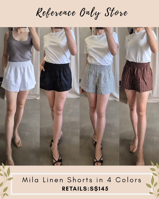 Ref Mila linen shorts