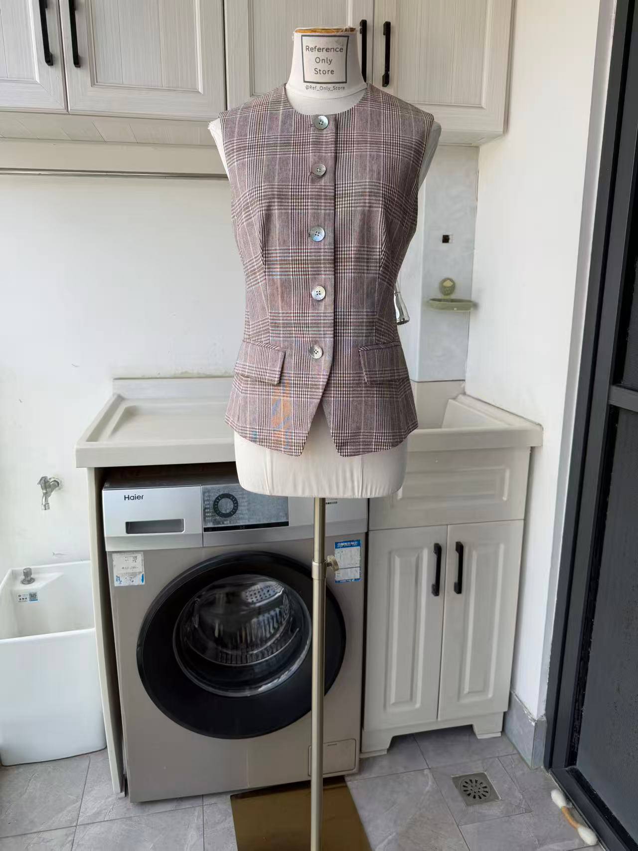 VB Dickey Jacket, pants , vest in cotton linen