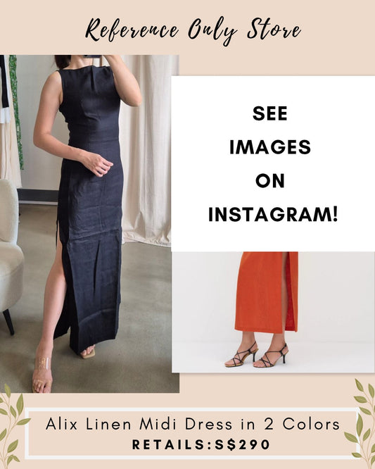 Ref Alix Linen Midi dress in 2 colors