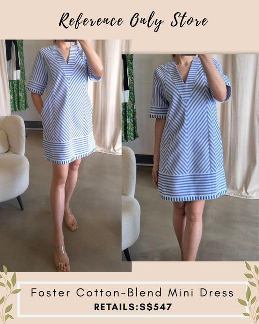 HB Foster cotton blend mini dress
