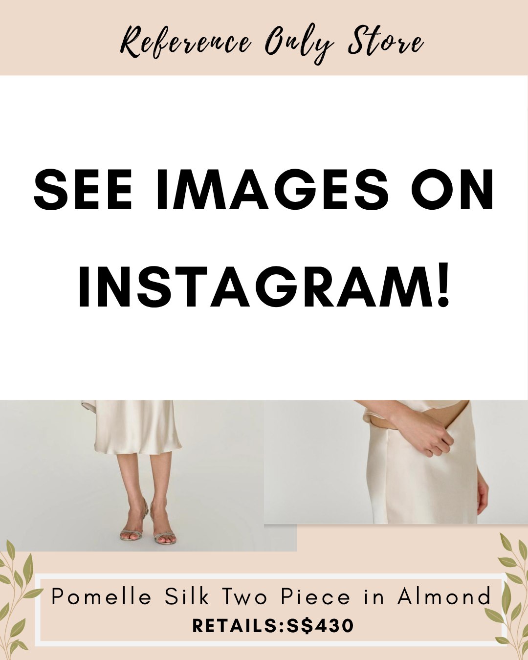 Ref Pomelle silk 2 piece set