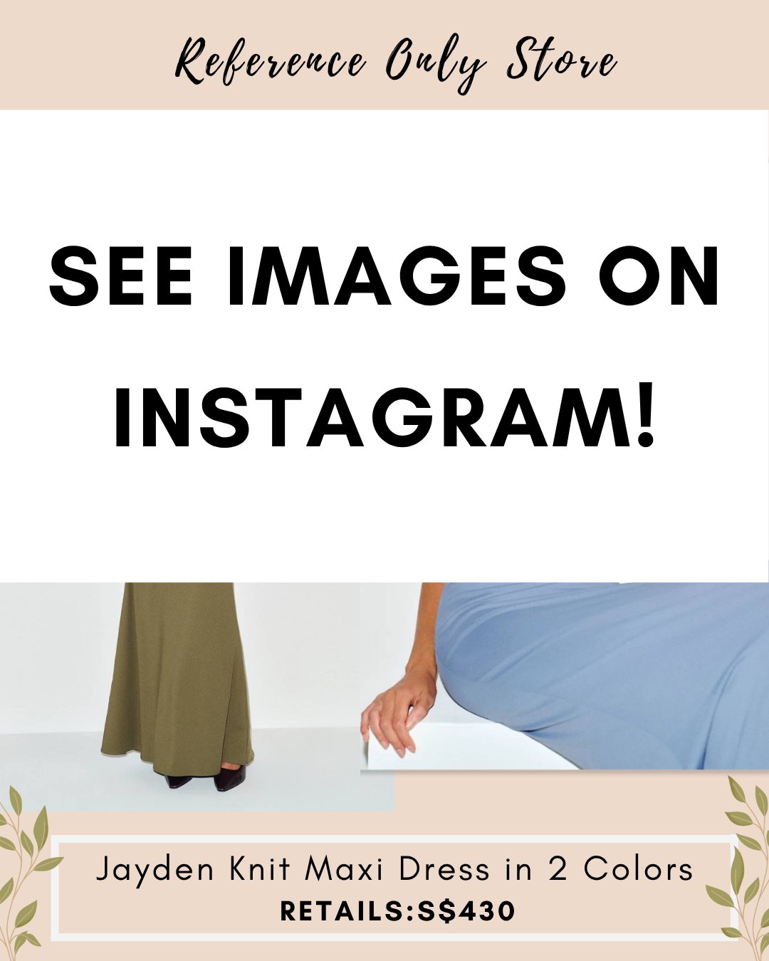 Ref Jayden Knit Maxi dress in 2 colors