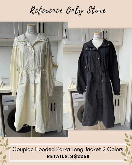 MC Coupiac Hooded parka long jacket 2 colors