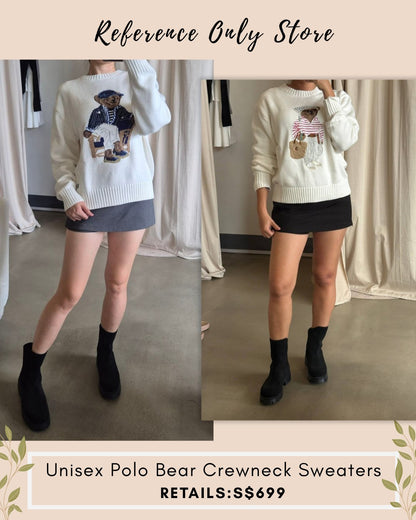 RL Unisex polo bear cotton sweater