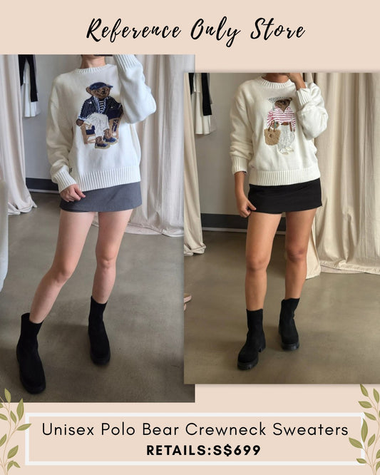RL Unisex polo bear cotton sweater